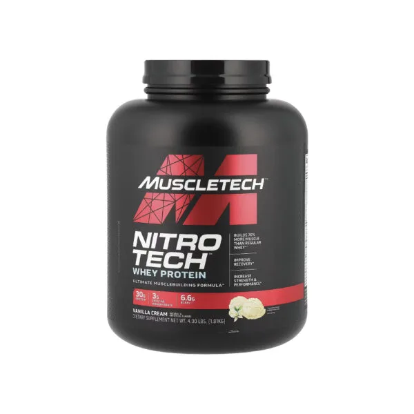 Nitro Tech - Proteína limpia para el aumento de peso y Masa Muscular