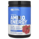 Amino Energy Optimum Nutrition aminoacidos energia cafeina natural 0 azucar uva concord 585g 65 servicios