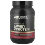 Gold Standard 100% Whey Protein Optimum Nutrition 24g proteina double rich chocolate 899g 29 servicios