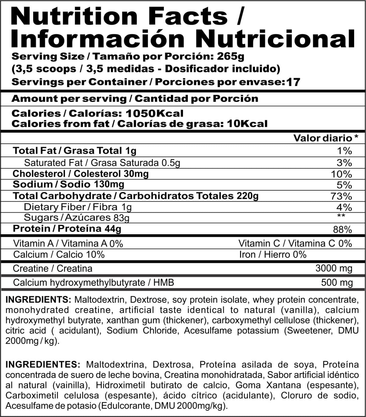 Megaplex Creatine Power - Imagen 2
