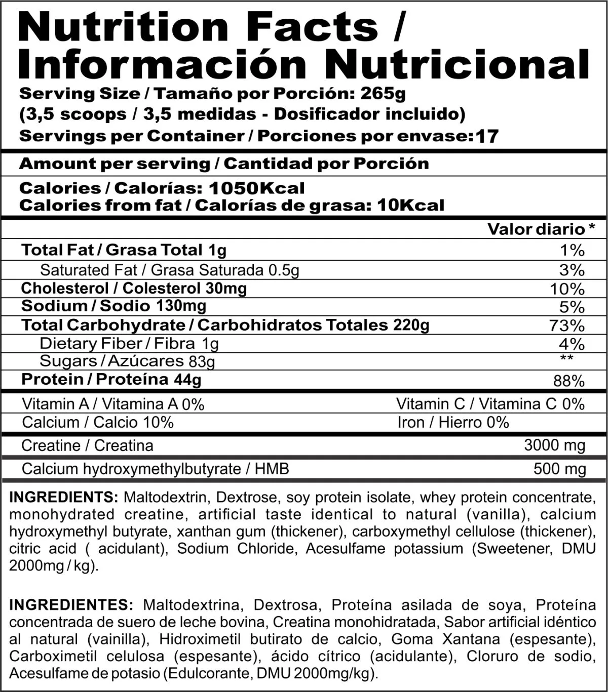 Megaplex Creatine Power - Imagen 2