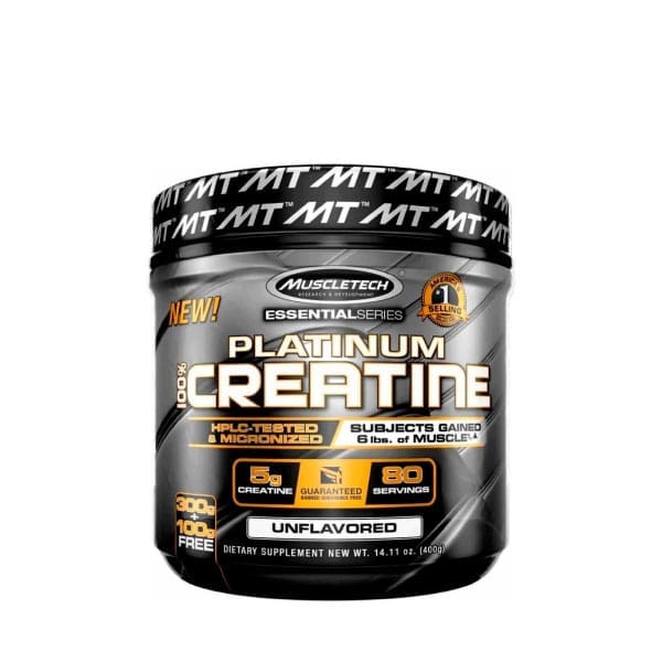Creatina monohidratada de la marca muscletech