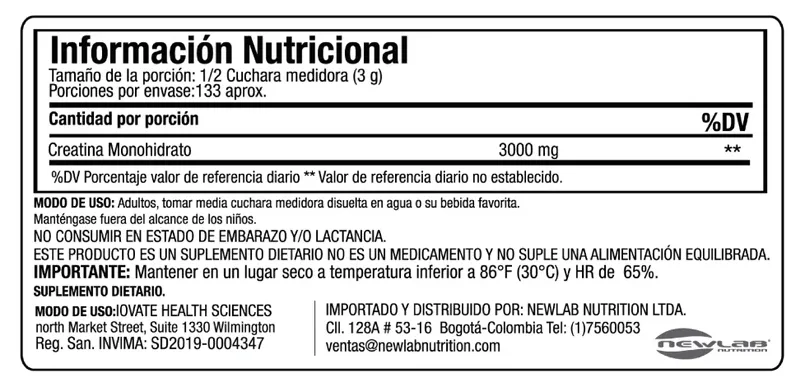 Creatina Platinum - Imagen 2