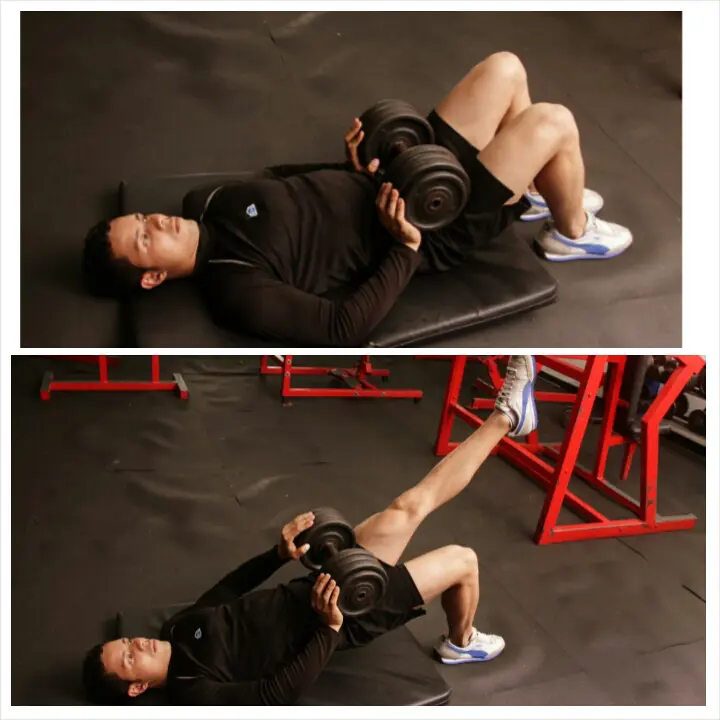 Elevación de cadera en una pierna