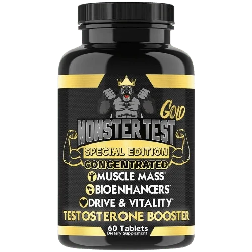 Monster Test Gold Special Edition Testosterone Booster 60 tabletas Angry Supplements