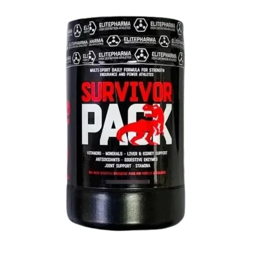 Survivor Pack Elitepharma multivitaminico deportivo 30 sobres vitaminas minerales antioxidantes