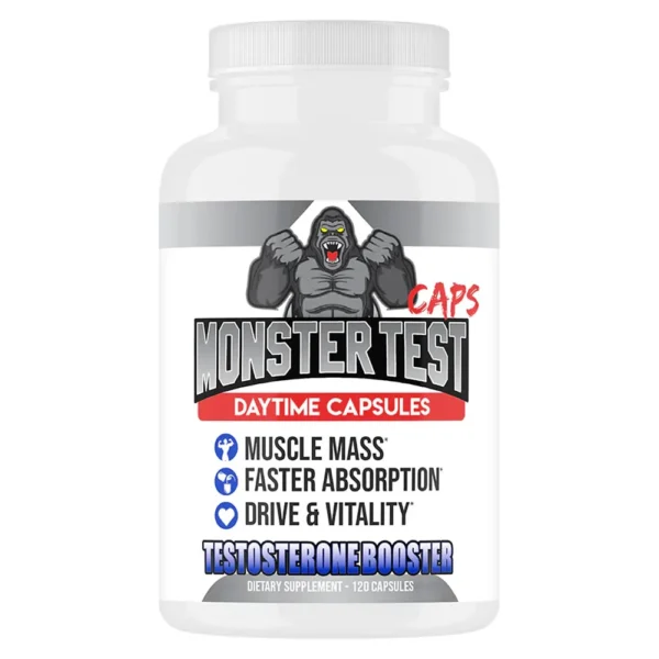 Monster Test Angry Supplements testosterone booster 120 tabletas suplemento dietario