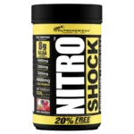 Nitro Shock Nutramerican aminoacidos ramificados BCAA glutamina 8g frutos rojos 520g 26 porciones